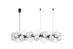LAMPADA A SOSPENSIONE MODERNA NERA SAONA W60