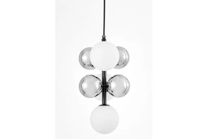 LAMPADA A SOSPENSIONE MODERNA NERA SAONA W7