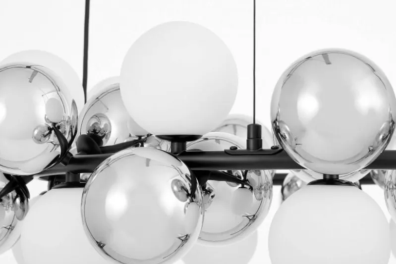 LAMPADA A SOSPENSIONE MODERNA NERA SAONA W42