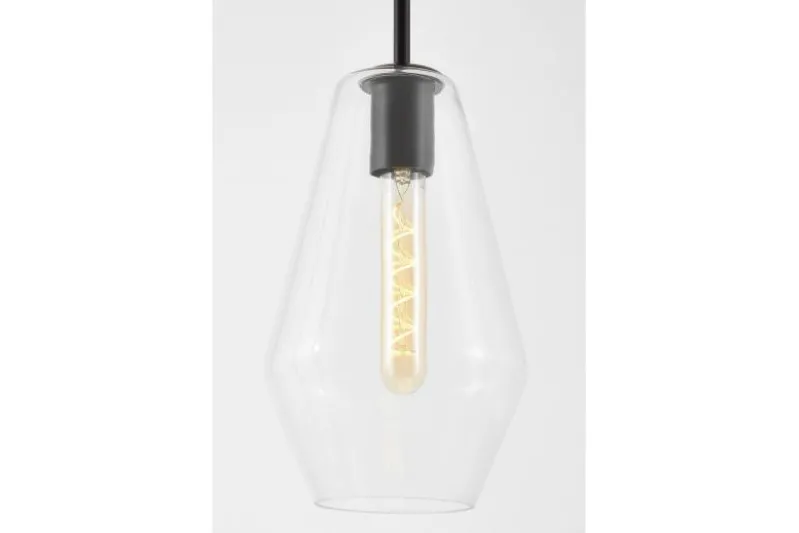 LAMPADA A SOSPENSIONE MODERNA NERA SHARD W1