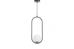 LAMPADA A SOSPENSIONE MODERNA NERA VERO 1B
