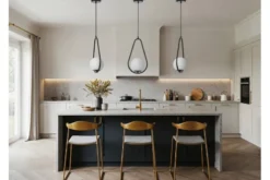 LAMPADA A SOSPENSIONE MODERNA NERA VERO 1C