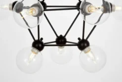 LAMPADA A SOSPENSIONE MODERNA NERA ZODIAK NEO