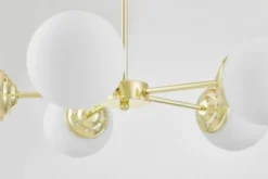 LAMPADA A SOSPENSIONE MODERNA ORO FINO RING W5