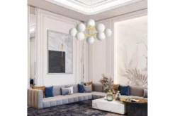 LAMPADA A SOSPENSIONE MODERNA ORO LEDO W12