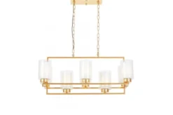 LAMPADA A SOSPENSIONE MODERNA ORO LINO W8