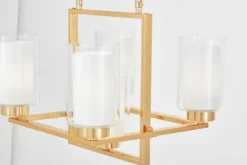 LAMPADA A SOSPENSIONE MODERNA ORO LINO W5