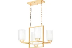 LAMPADA A SOSPENSIONE MODERNA ORO LINO W5