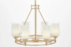 LAMPADA A SOSPENSIONE MODERNA ORO MARIETTA W6