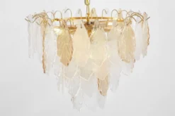 LAMPADA A SOSPENSIONE MODERNA ORO REGINA D50