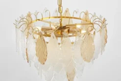 LAMPADA A SOSPENSIONE MODERNA ORO REGINA D50