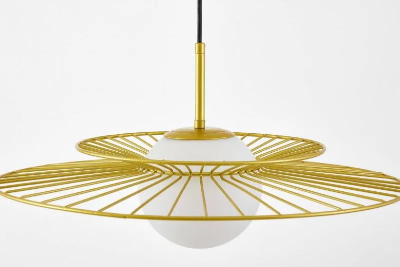 LAMPADA A SOSPENSIONE MODERNA ORO SOLARIS