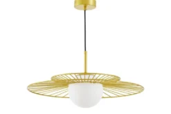LAMPADA A SOSPENSIONE MODERNA ORO SOLARIS