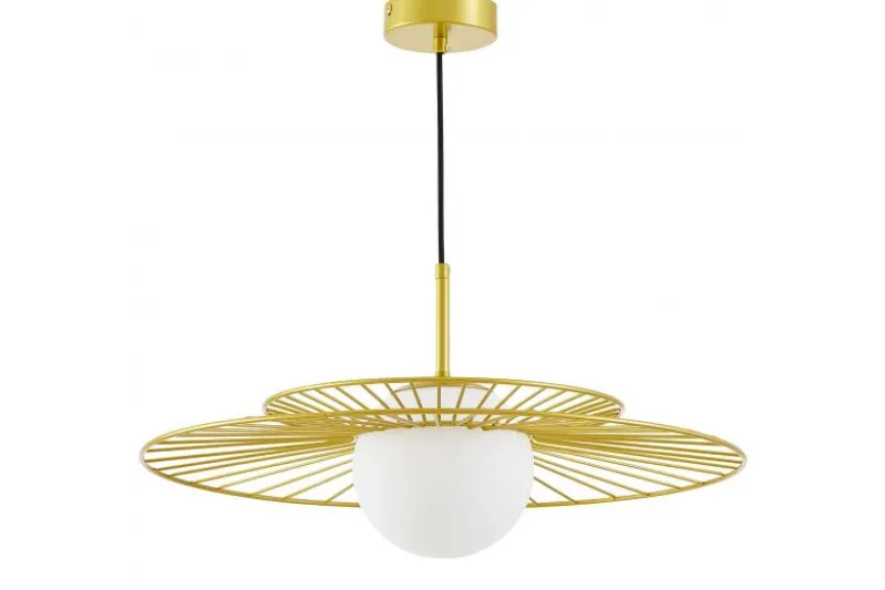 LAMPADA A SOSPENSIONE MODERNA ORO SOLARIS
