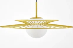 LAMPADA A SOSPENSIONE MODERNA ORO SOLARIS