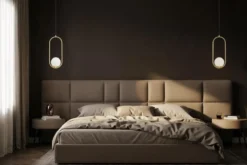 LAMPADA A SOSPENSIONE MODERNA ORO VERO 1B