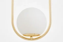 LAMPADA A SOSPENSIONE MODERNA ORO VERO 1B