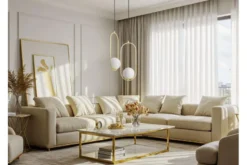 LAMPADA A SOSPENSIONE MODERNA ORO VERO 1B