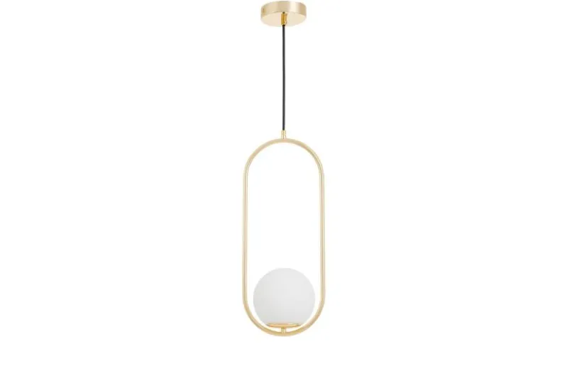 LAMPADA A SOSPENSIONE MODERNA ORO VERO 1B