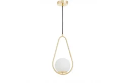 LAMPADA A SOSPENSIONE MODERNA ORO VERO 1C
