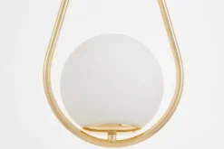 LAMPADA A SOSPENSIONE MODERNA ORO VERO 1C