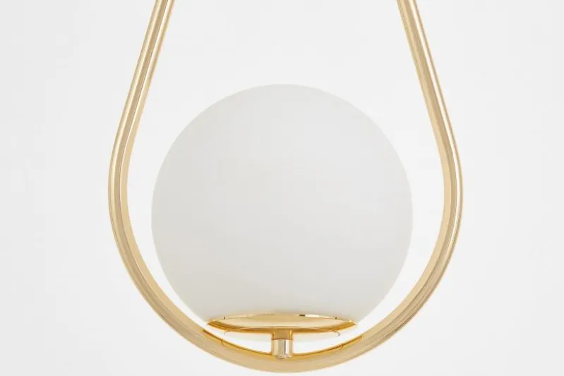 LAMPADA A SOSPENSIONE MODERNA ORO VERO 1C