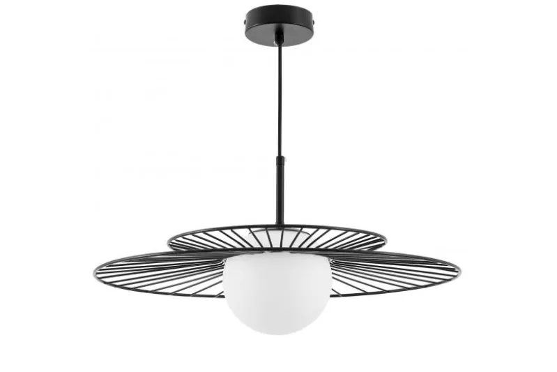 LAMPADA A SOSPENSIONE MODERNA SOLARIS NERA