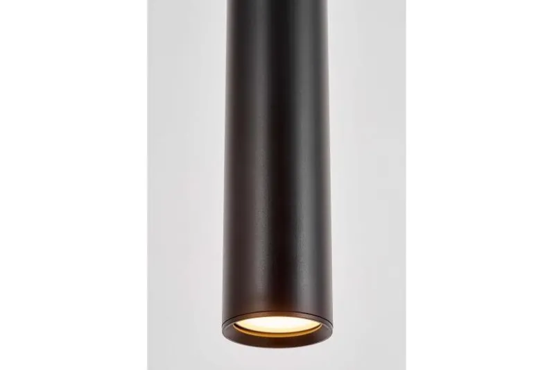 LAMPADA A SOSPENSIONE MODERNA TUBO NERO LINEO W1