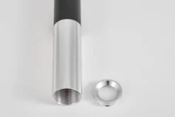 LAMPADA A SOSPENSIONE MODERNA TUBO SOTTILE NERO E CROMATO W1