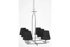 LAMPADA A SOSPENSIONE NERA E CROMATA LIMERA W6