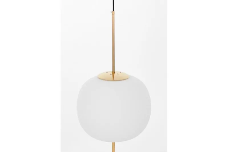 Lampada a sospensione sfera e asta dorata ALPINA D33