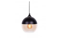 Lampada a sospensione stile industriale vintage ALBION Nero