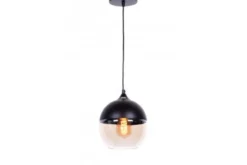 Lampada a sospensione stile industriale vintage ALBION Nero