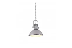 Lampada a sospensione stile industriale vintage BATORE W1 Bianco