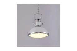 Lampada a sospensione stile industriale vintage BATORE W1 Bianco