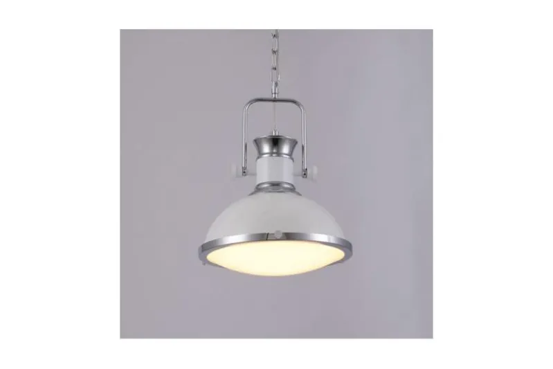 Lampada a sospensione stile industriale vintage BATORE W1 Bianco