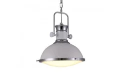 Lampada a sospensione stile industriale vintage BATORE W1 Bianco