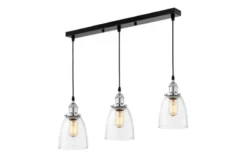 LAMPADA A SOSPENSIONE TRIPLA CROMO FABI W3 PRO