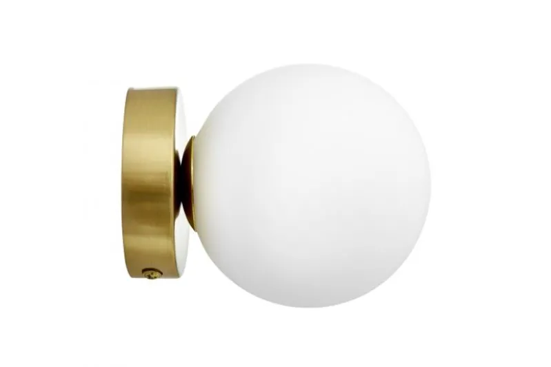 Lampada da muro MARSIADA W1 ottone a sfera