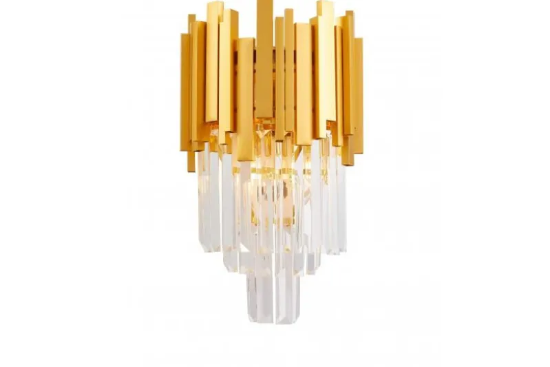 LAMPADA DA PARETE IN CRISTALLO ORO FERA W2