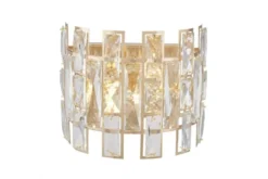 LAMPADA DA PARETE IN CRISTALLO ORO FIORINA W2