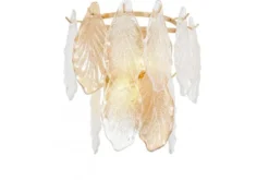 LAMPADA DA PARETE IN CRISTALLO ORO REGINA W2