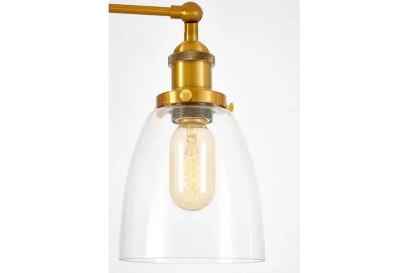 LAMPADA DA PARETE LOFT IN OTTONE FABI