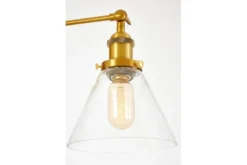 LAMPADA DA PARETE LOFT IN OTTONE NUBI