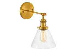 LAMPADA DA PARETE LOFT IN OTTONE NUBI