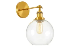 LAMPADA DA PARETE LOFT NAVARRO IN OTTONE