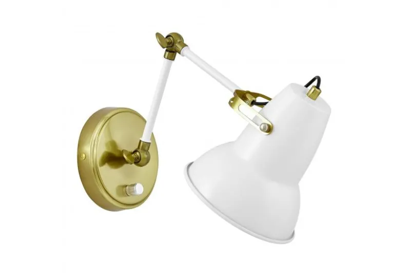 LAMPADA DA PARETE MODERNA BIANCA BONA W2