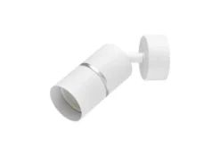 LAMPADA DA PARETE MODERNA BIANCO E ARGENTO ASTI W1