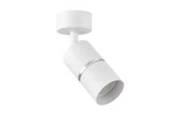 LAMPADA DA PARETE MODERNA BIANCO E ARGENTO ASTI W1