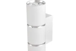 LAMPADA DA PARETE MODERNA BIANCO E CROMO ASTI W2